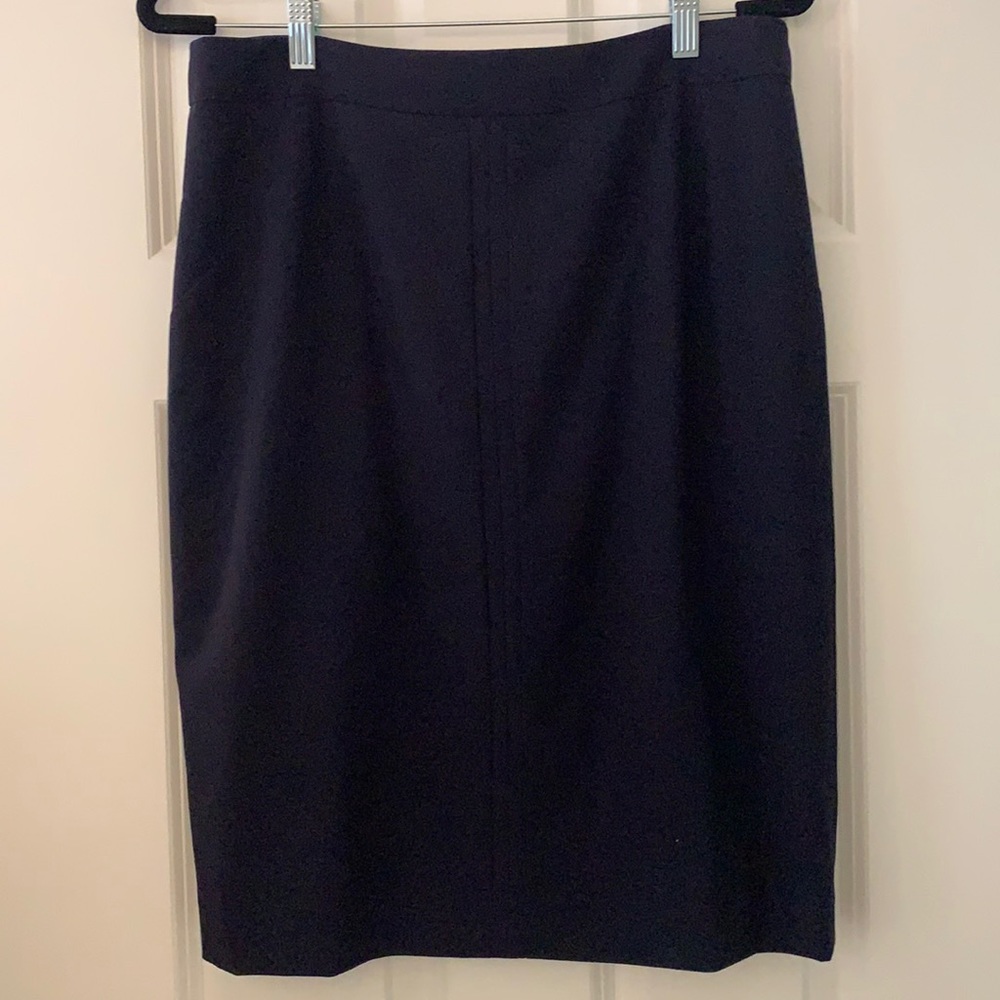 Navy Antonio Melani pencil skirt